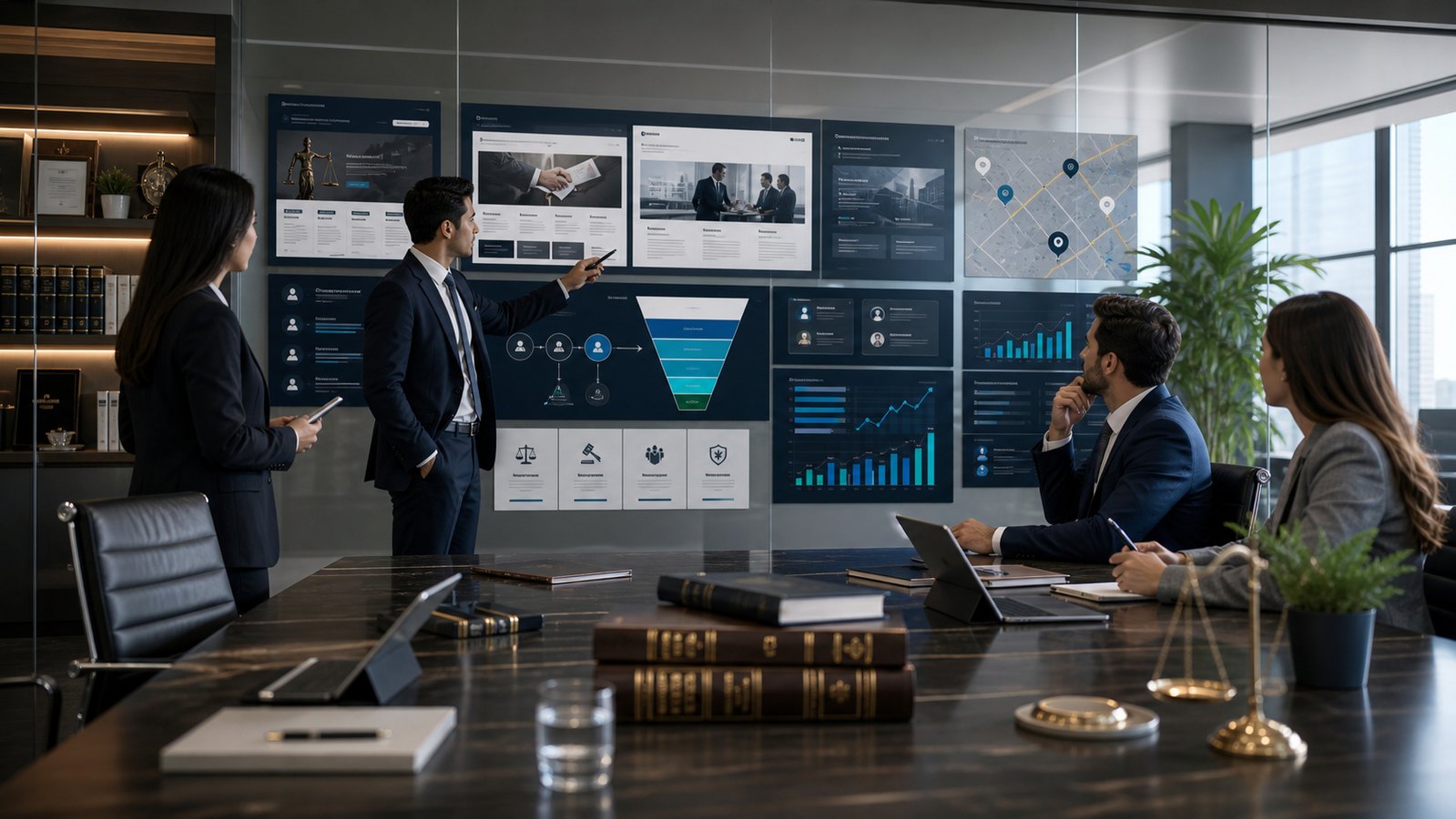 Legal marketing website strategy and client intake planning